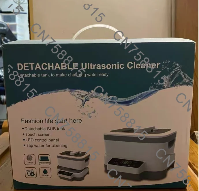for Watches, Gold Chains, Dentures & Coins, Compact Household Design，Ultrasonic Jewelry Cleaner Machine