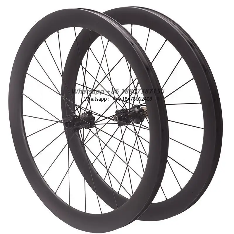 

Factory Direct 700c Carbon Fiber Bicycle Wheelset 35/50/61/71mm Disc Brake Clincher Wheels