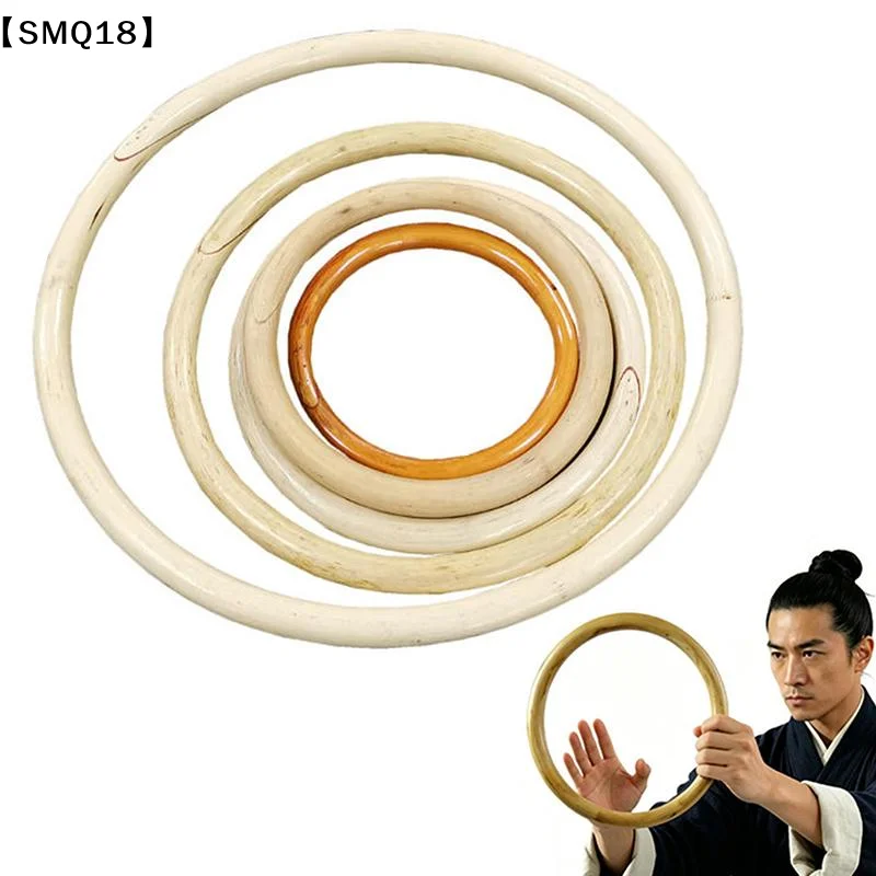 Wing Chun Rattan Rings Traditional Chinese Martial Art Training Rings Hand Strength  Kung Fu Strength Training 15-35cm【SMQ】
