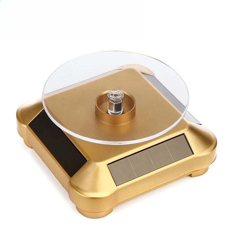 Solar rotating table figure display stand three-dimensional metal model mold play metal puzzle product display stand