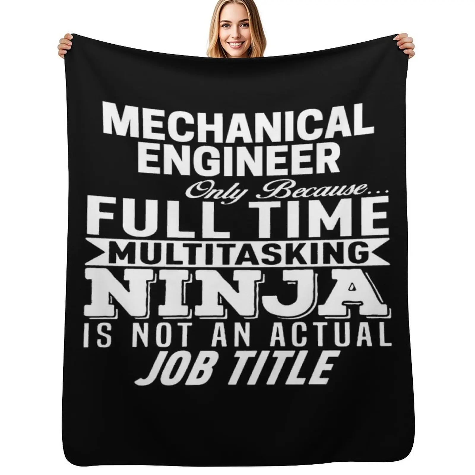 

Mechanical engineer Throw Blanket Soft Home Decor Blanket for Couch Bedroom