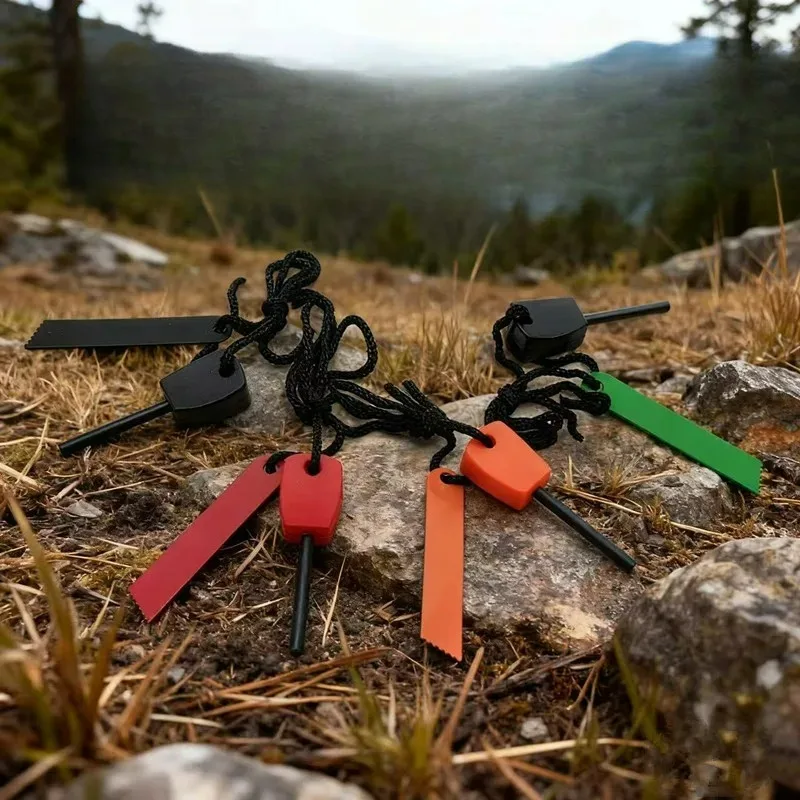 Camping Outdoor Survival Tools Mini Size Flint Waterproof Ignite Magnesium Bar Magnesium Rod Barbecue Camping Ignite Smoking
