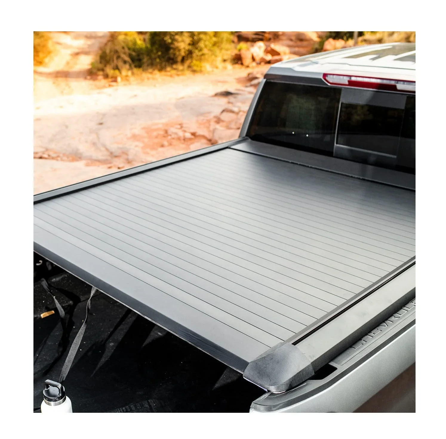 Pickup Accessories Retractable Truck Bed Manual Tonneau Covers For Hilux F150 Dodge Ram 1500 Mitsubishi RCC0101