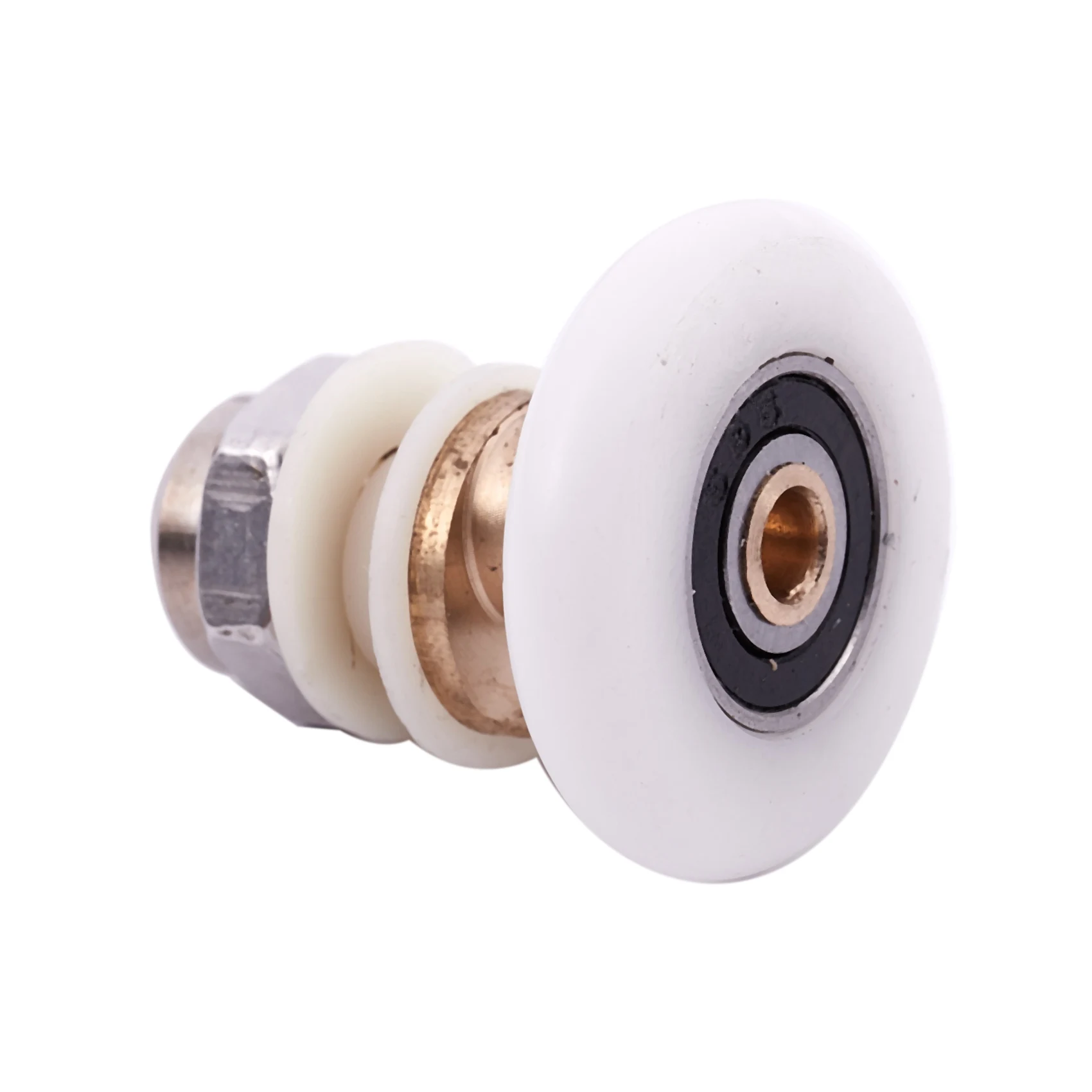 M04K Мыло из нержавеющей стали с роликовым направляющим колесом для раздвижной двери душа, диаметр колеса 27 мм