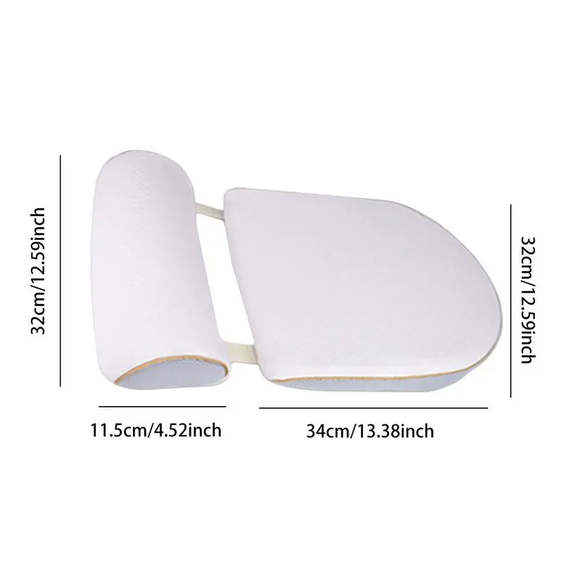 Anti Spit Milk Pillow 2Pcs Baby Pillow Help Nursing Breathable Baby Support Wedge Pillow Comfortable Anti-Spit Milk Bed Nursing