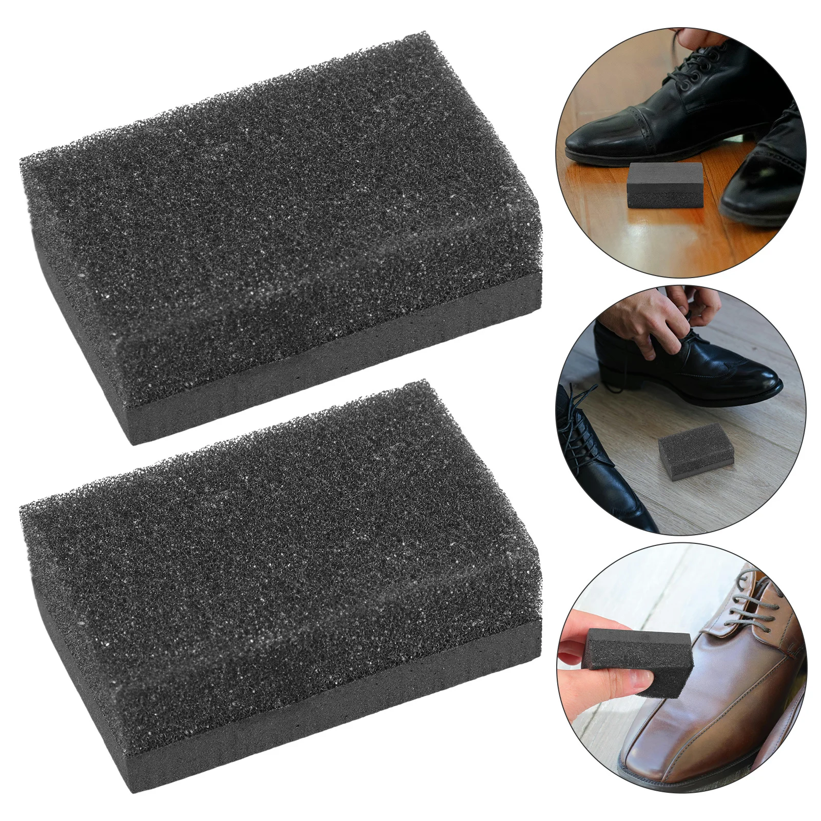 

10Pcs Disposable Shoe Cleaning Wipes Black Shoe Polish Cloth Care Kit for Shoes Men Women