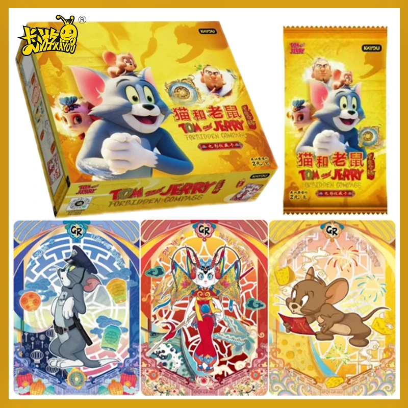 

KAYOU Genuine NEW 《Tom and Jerry Card FORBIDDEN COMPASS 》movie 2025 SCR GR OR AR Card Oriental Aesthetics Anime Collection Gifts