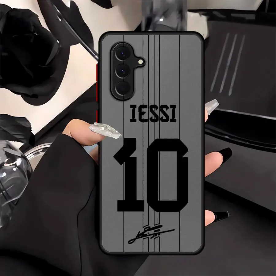 Phone Cover Case for Samsung Galaxy A14 A23 A17 A52 A53 A52S A72 A16 A15 A73 A33 A54 A56 A55 A34 A36 A35 Football Signature