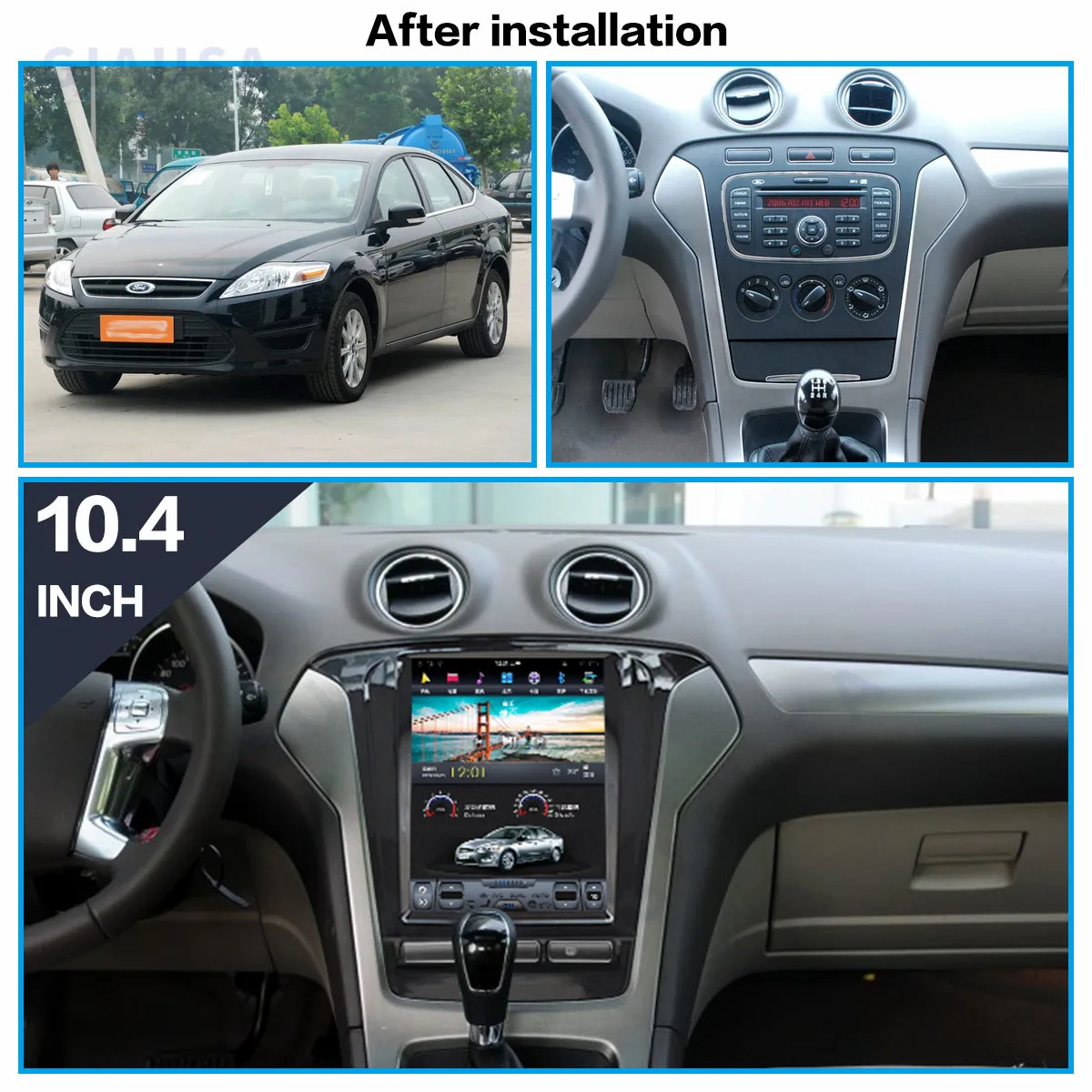 Android 13 Car Radio For Ford Mondeo Fusion MK4 2011 2012 2013 Touch Screen Auto Stereo GPS Navigation CarPlay DSP Head unit