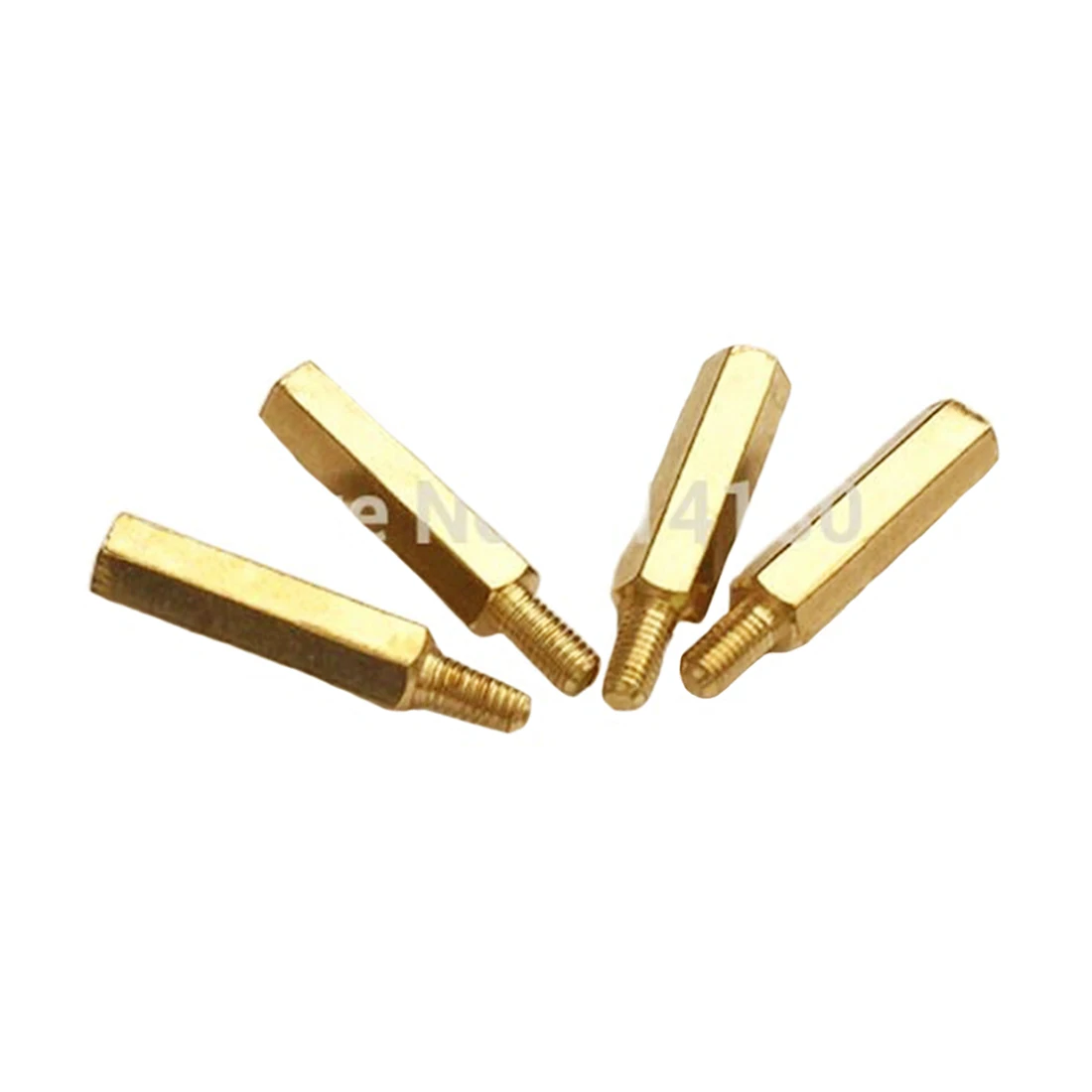 12pcs M3*18mm +6mm Brass Hex Standoff Pillar Single-Head Screw Screws Wholesale