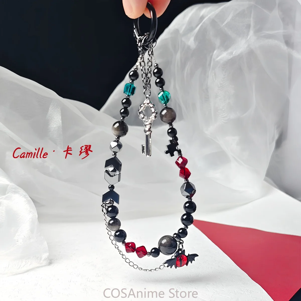 Arknights:Endfield Camille Handmade Anime Cosplay Phone Chain Keychain Bag Charm Pendant Backpack Birthday Gift Xmas