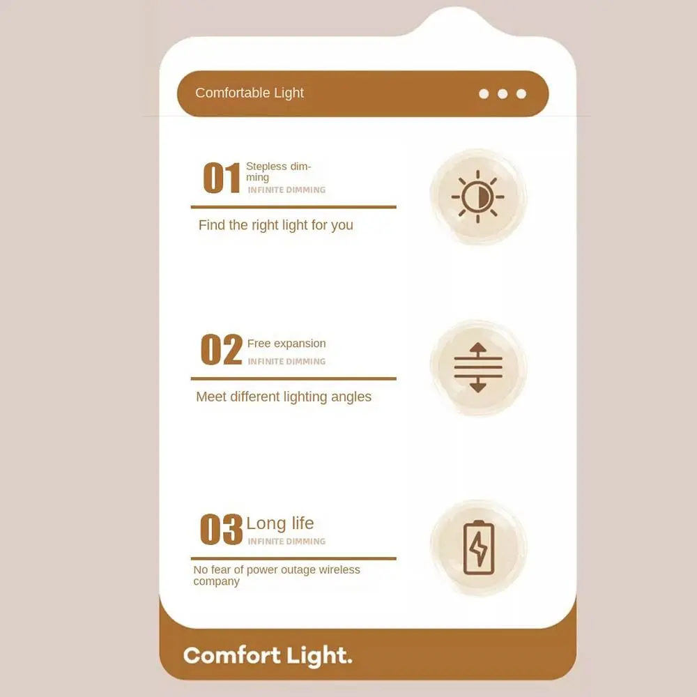 

Tri Color Telescopic Reading Desk Lamp Adjustable USB Touch Night Light Eye Protection Touch Dimming Table Lamp Bedroom Bedside