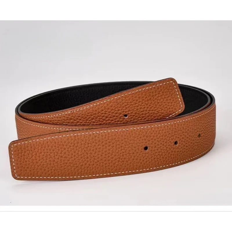 Elegant and Luxurious Belt - Gold Adjustable Buckle, Wide/Regular Style - A Formal Belt Suitable for Both Casual and Formal Occa