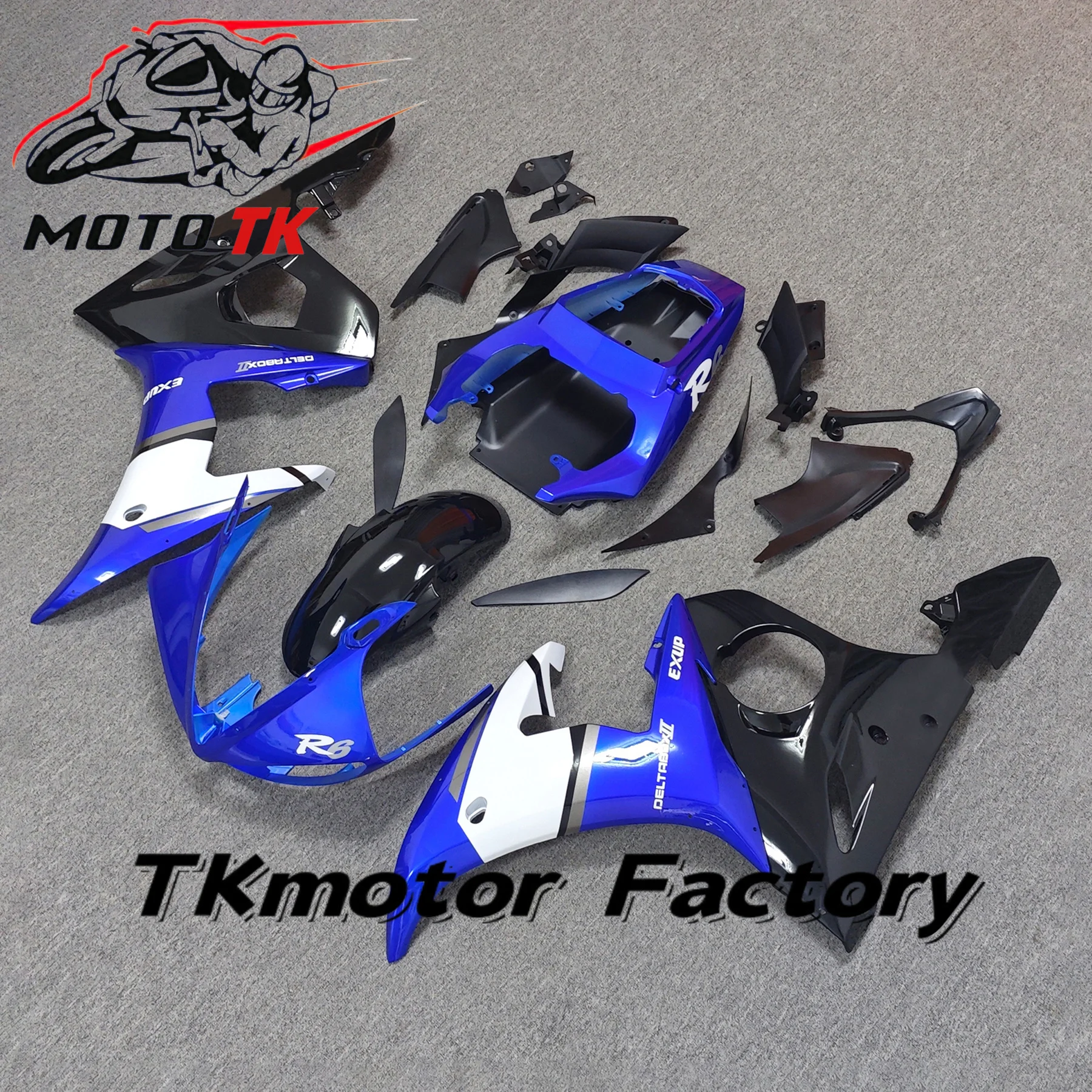 

Bodywork Fairing Kit For Yamaha YZF R6 2003 2004 2005 Full Fairing Kit Fairing Kit ABS Injection Molded Parts