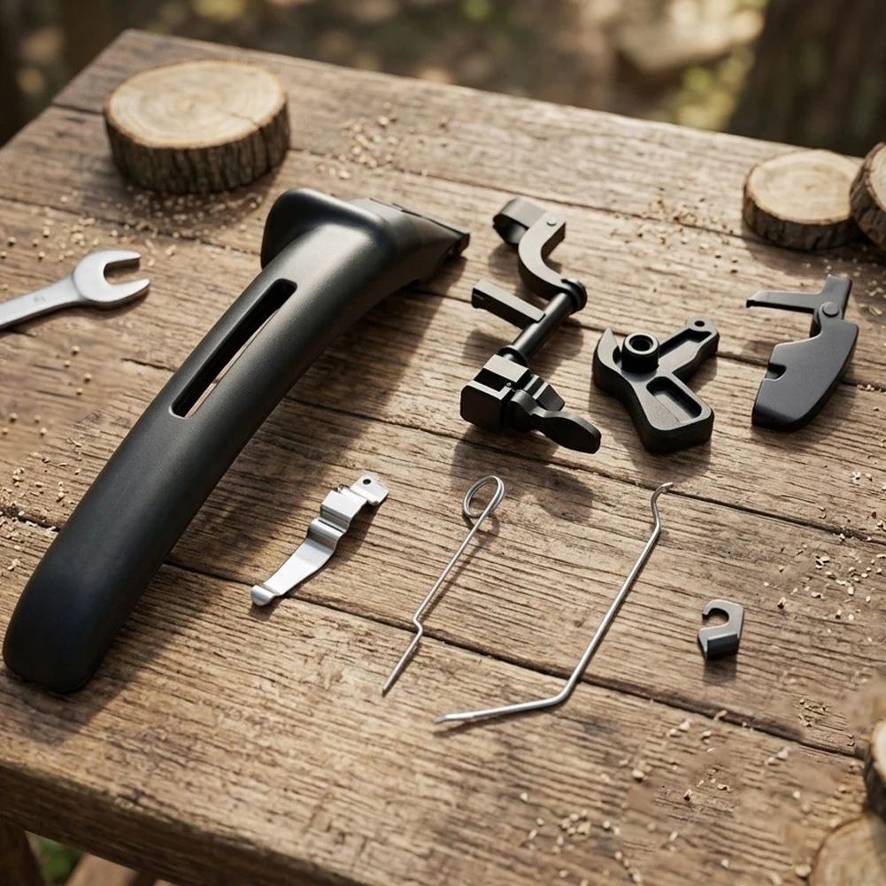 For chainsaw Replacement Kit for Throttle Trigger Cover Switch Shaft Handle Molding For 064 066 MS640 MS650 MS660