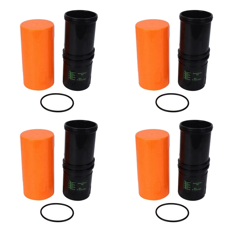 4X Tennis Ball Saver - Keep Tennis Balls Fresh And Bouncing New Orange