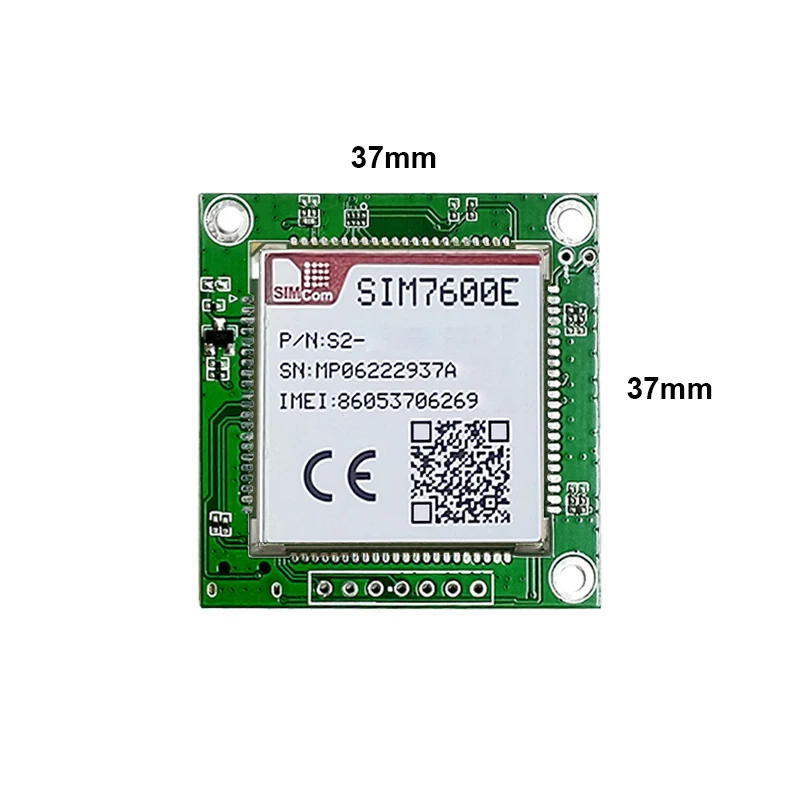 SIM7600E Entwicklungsboard 4G LTE CAT1+GNSS Modul Steckplatine Platine mit FPC+GPS Antenne Breakout Kit