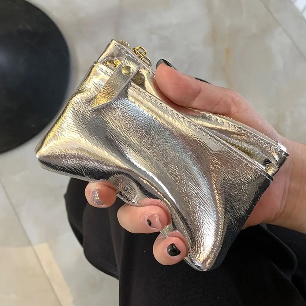 กระเป๋าสตางค์หนังแท้คุณภาพสูงซิปคู่กระเป๋าเงินอเนกประสงค์กระเป๋าใส่เหรียญขนาดเล็กน่ารักสำหรับผู้หญิง