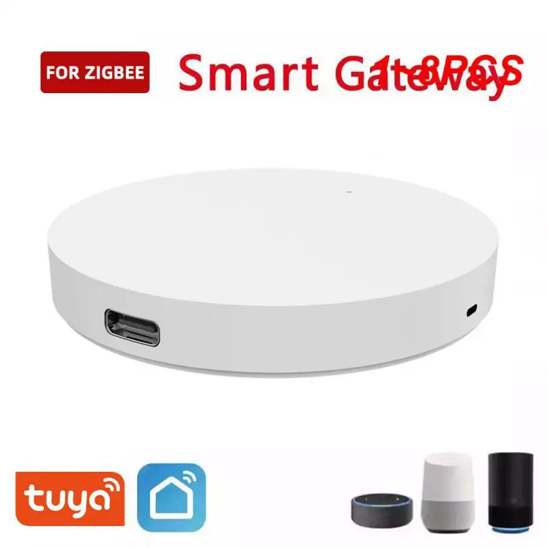 

1~8PCS Tuya Gateway Wireless BLE-Mesh Hub Smart Home Bridge Smart Life App Remote Control Work with Alexa