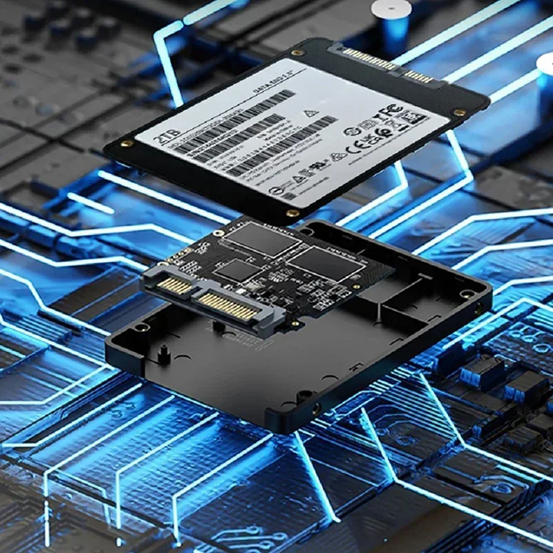 2026 1-zu-2-zu-SSD SATAIII 2,5 Zoll interner SSD-Speicher mit schneller Übertragungsgeschwindigkeit für PC, Laptop, Mac – Detail 3