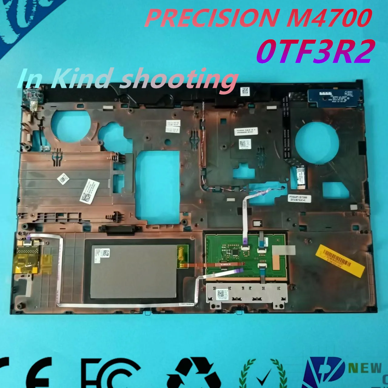 Brand New ORG Laptop palmrest Assembly for DELL PRECISON M4700 series with Power Switch Touchpad Speaker  0TF3R2 090VC7