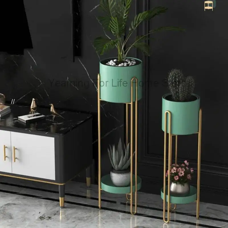 

Boho Bathroom Fashion Origin Vase Garden Planters Large Floor Flower Bottle Salon Stand Luxury Deco Maisoan Home Decor OA50HP