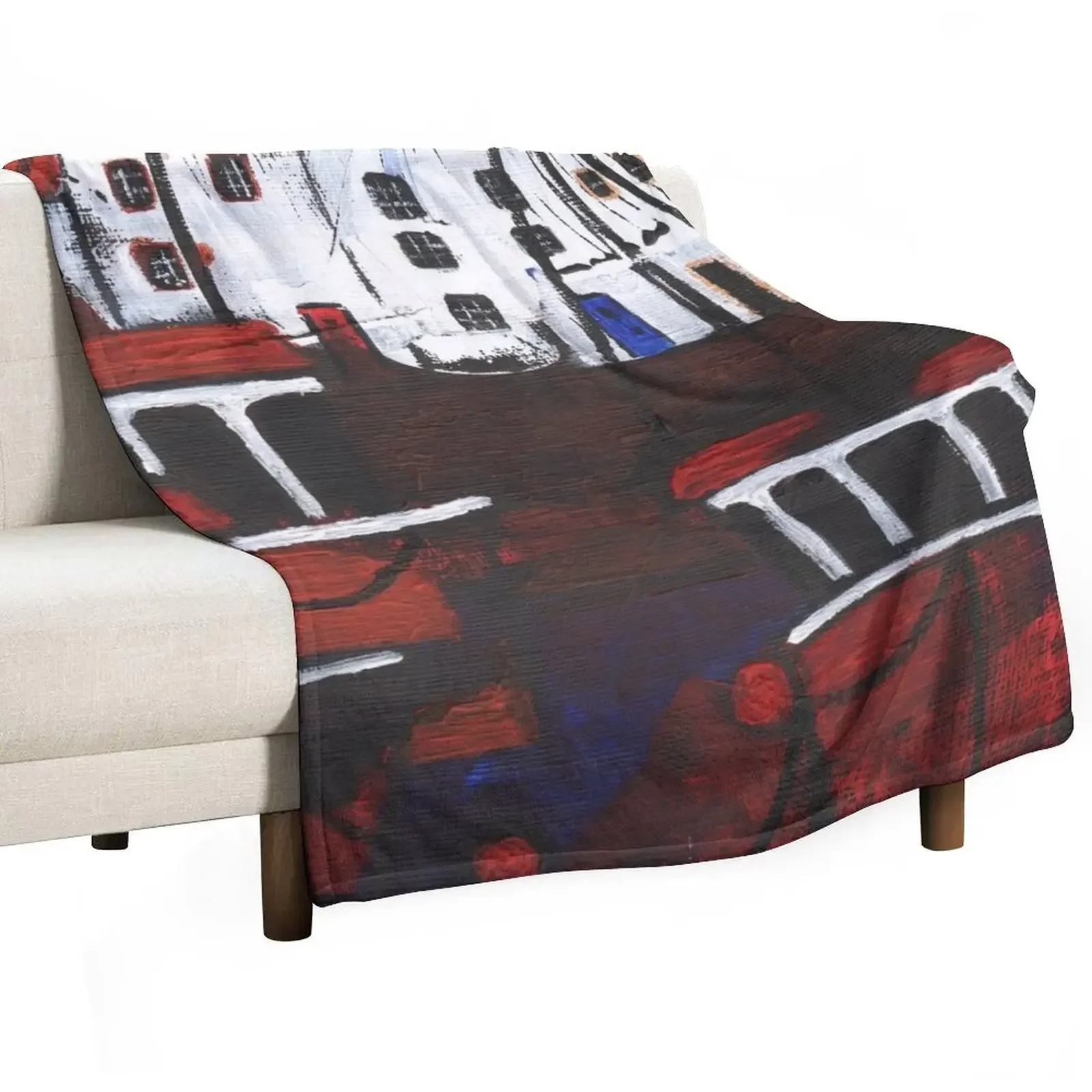 

In a Fife Harbour 3 Throw Blanket warm winter Hairy decorative Blankets