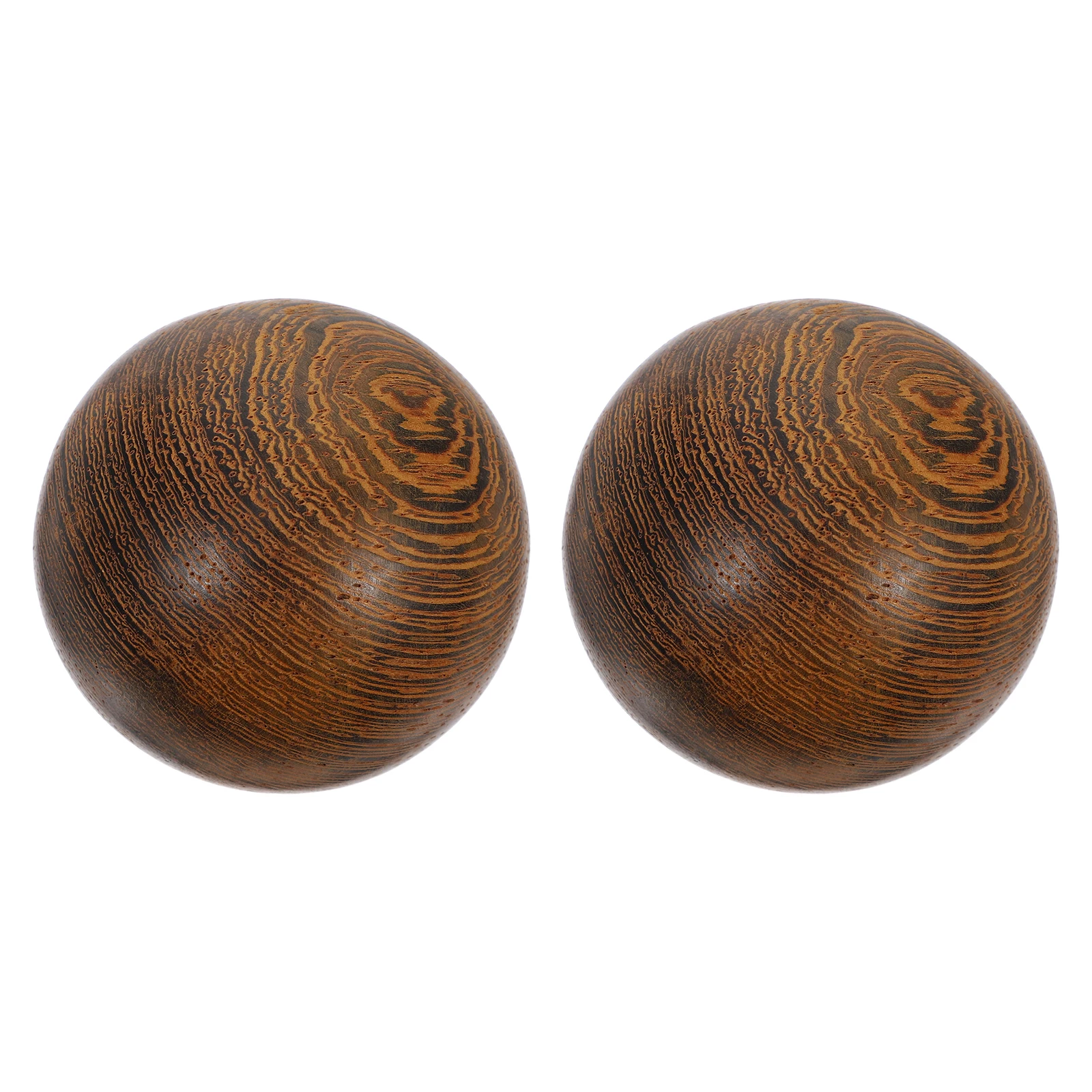 

2pcs Red Solid Wood Handballs 5cm Health Care Balls Adult Fitness Hand Massage Adult Fitness Balls Therapy Exercise