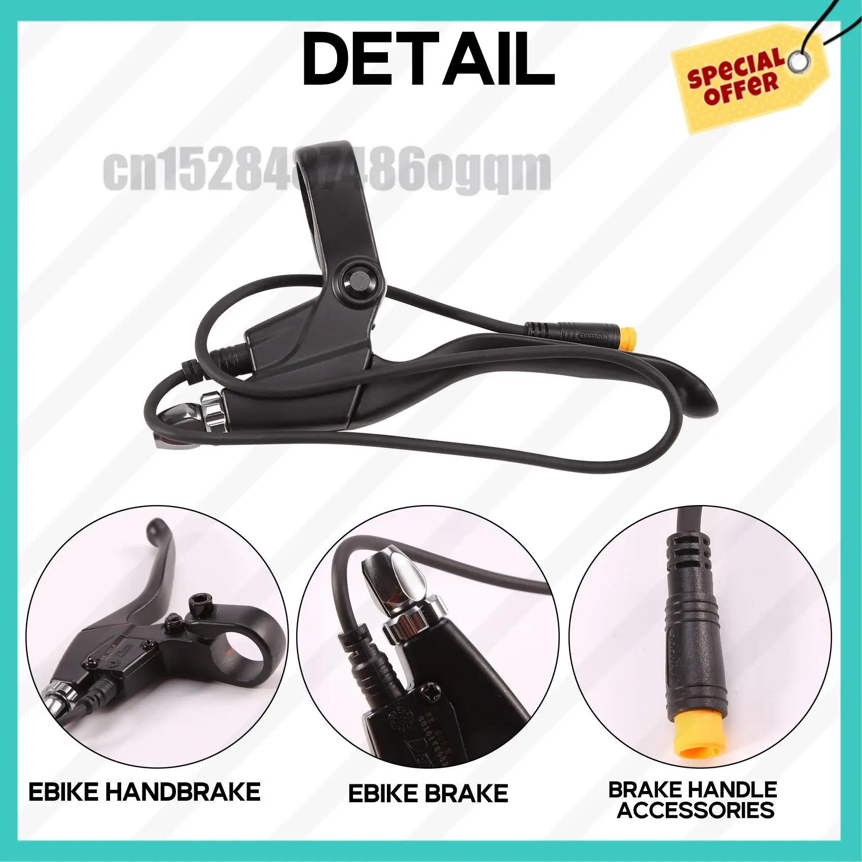 -ABJZ 전자 자전거 전기 자전거 브레이크 레버 자전거 브레이크 핸들 Bafang BBS01 BBS02 용 산악 도로 자전거 브레이크 레버