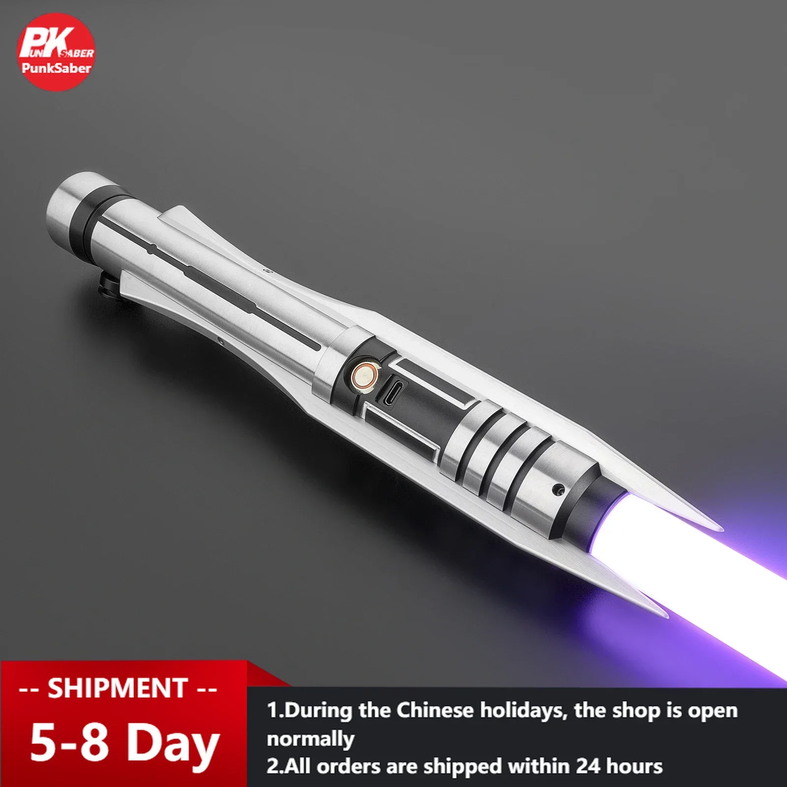 

PunkSaber Lightsaber Neopixel Jedi Laser Sword Heavy Dueling Sensitive Smooth Infinite Changing Hitting Sound Light Saber Toy