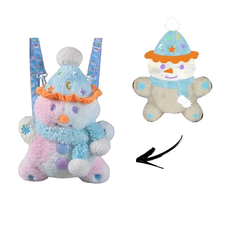 2023 custom plush soft pillows children plush backpacks grinch  plush toy