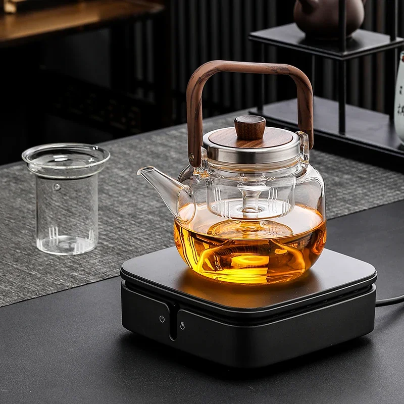 

Glass teapot, electric ceramic stove, kettle, Japanese style steaming teapot, high temperature resistant tea boiler, health pot