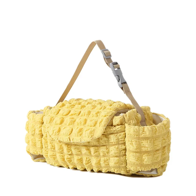 Passeggino rimorchio passeggino Bubble Trailer Storage Bag Storage Basket Rack Portable Out grande capacità