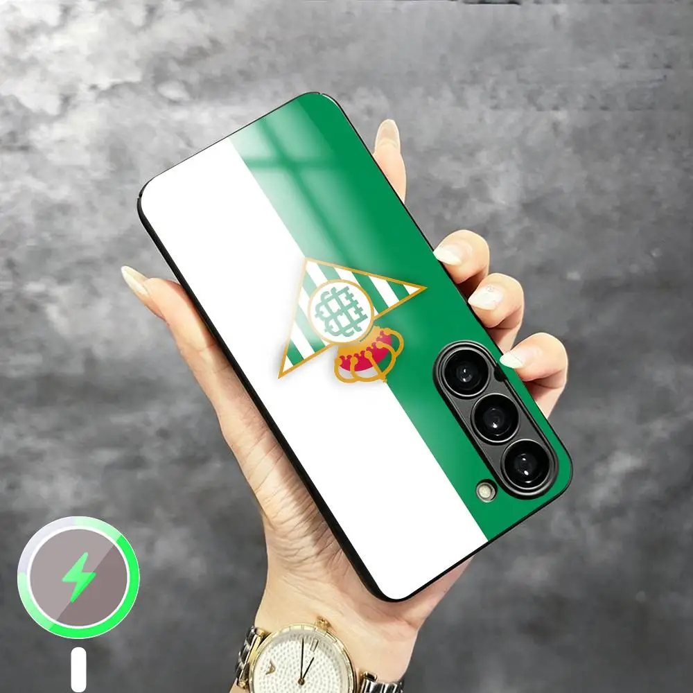 R-Real Luxury B-Betis-s club design Phone Case For Samsung S26 S25 S24 S23 S22 S21 Plus Ultra Fold A Glass Magnetic Case view 3