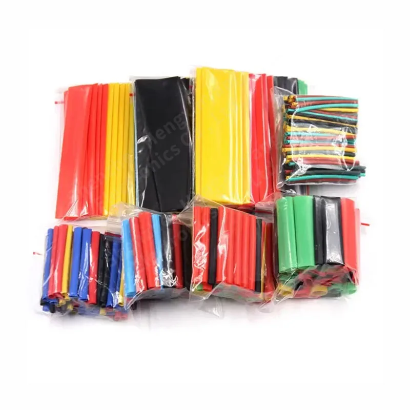 328Pcs 530pcs Sleeping Wrap Wire Car Electrical Cable Kits Heat Shrink Tube Tubing Polyolefin 8 Sizes Mixed Color Heat Shrink