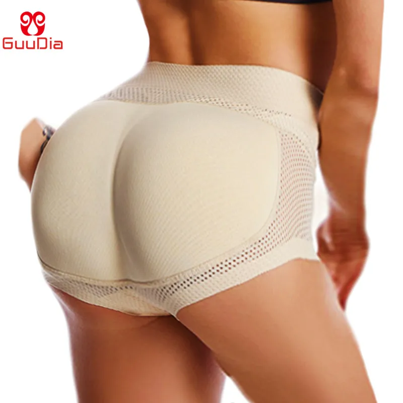 

GUUDIA Padded Panties Mesh Women Body Shaper Panties Push Up Booty Pushing Shaper Panty Fake Ass Butt Lifter Shapewear Buttock