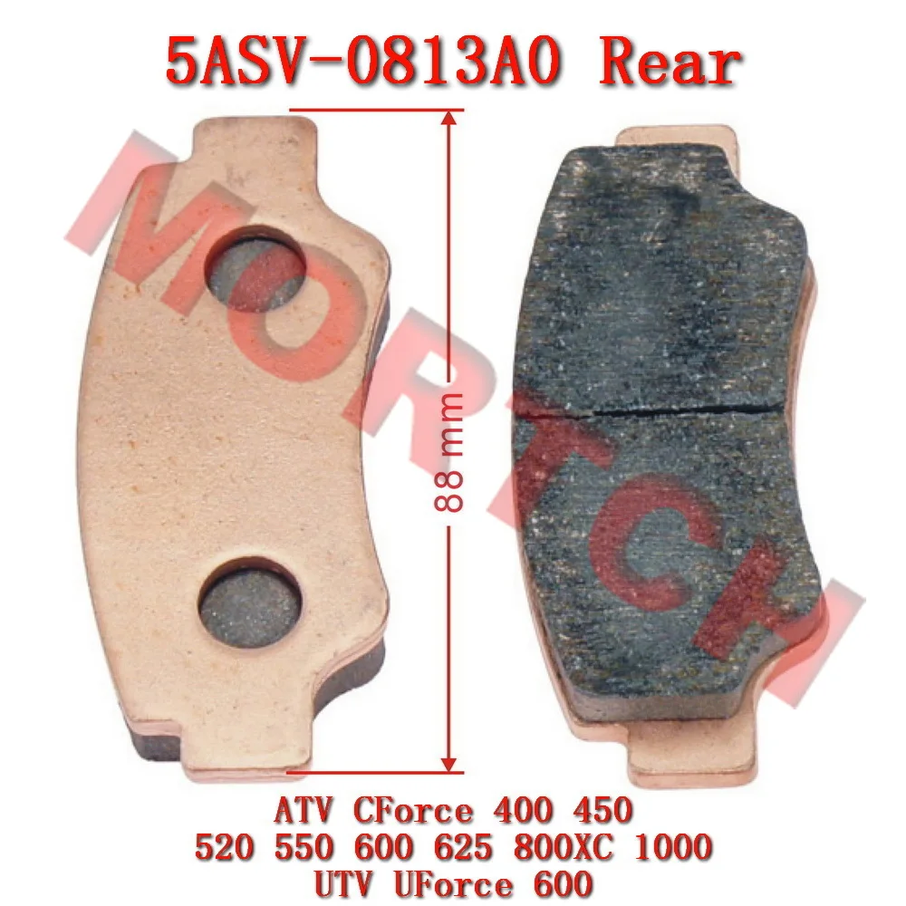 Gesinterte Hinterradbremsbeläge 5ASV-0813A0 für CFMoto CForce 450 1000 ATV-Teile – Detail 3