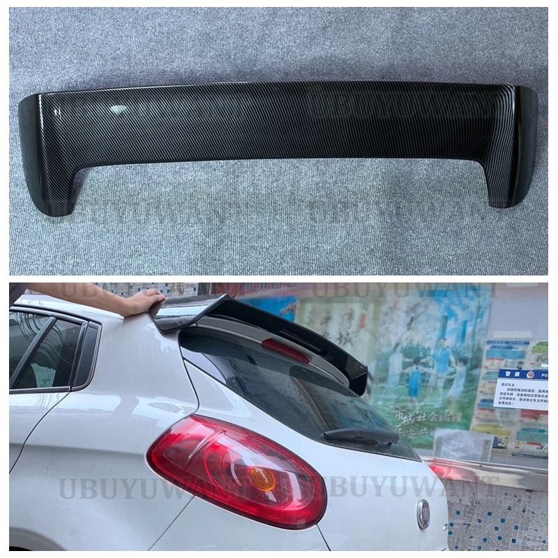 New Design For FIAT BRAVO II 2006 To 2016 Spoiler High Quality Spoiler By Rear Window Roof Spoiler DIY Paint BRAVO Spoiler