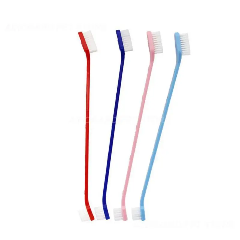 1~10PCS Dog Toothbrush Double-headed Cat Tooth Multi-angle Cleaning Tool Massage Care Tooth Finger Brush for Dog Cat Pet