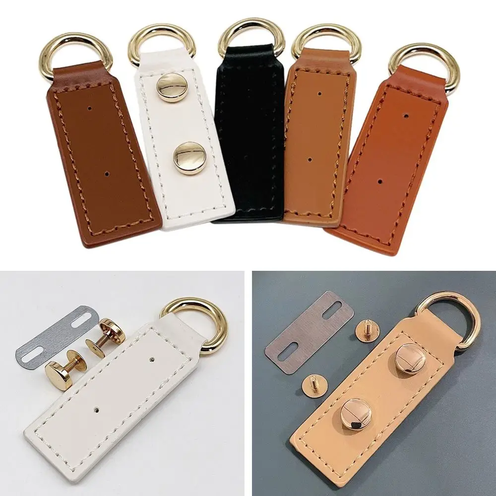 Fashion PU Leather Handmade Backpack Block Lock D Buckle Bag Belt Buckle DIY Replacement Bag Hardware Bag Accessories