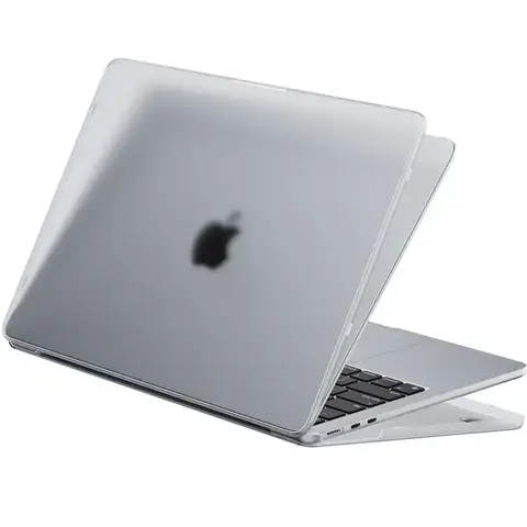 Macbook Air 13.6 M4 15 M3 용 무광택 투명 노트북 케이스 Mac Book Pro 13 M1 M2 14 M4 16 2025 슬리브 액세서리 용 서리로 덥은 커버
