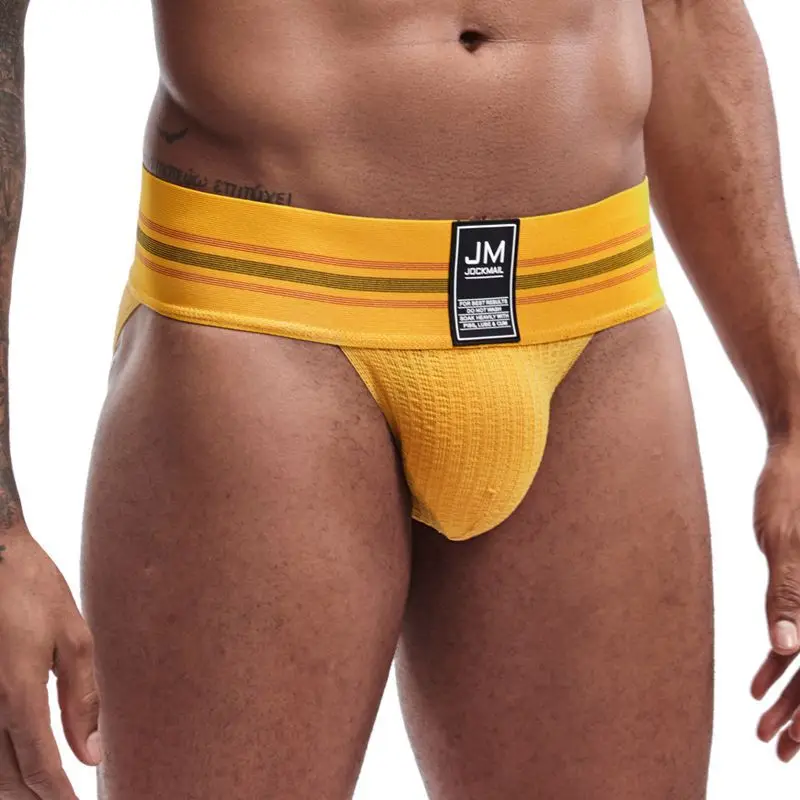 JOCKMAILcuecas De Algodao Masculina Super Wide Waist, Tide High Fork Briefs, High Elasticity Fitness Breathable Men Underground