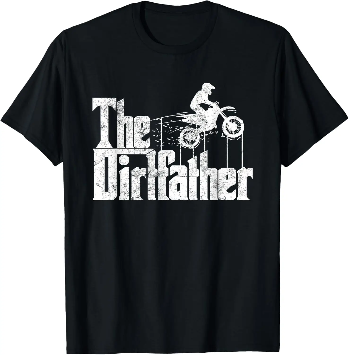 

Dirt Bike Dirtfather - забавная мужская футболка для байкера, мотокросса, ботокросса