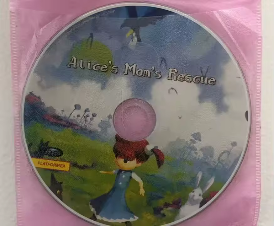 Alice's Mom's Rescue Dreamcast Game Disc Retro Game CD