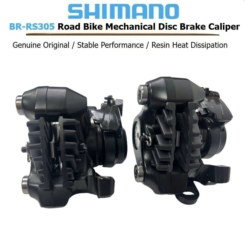 

Тормозной калипер SHIMANO BR-RS305 для шоссейного велосипеда, механический дисковый тормоз с плоским креплением и тросовым приводом