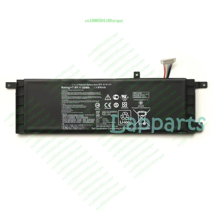 

Оригинальный аккумулятор B21N1329 для Asus D553M F453 F553M X403 X403MA X453 X553 X553MA% тест 100