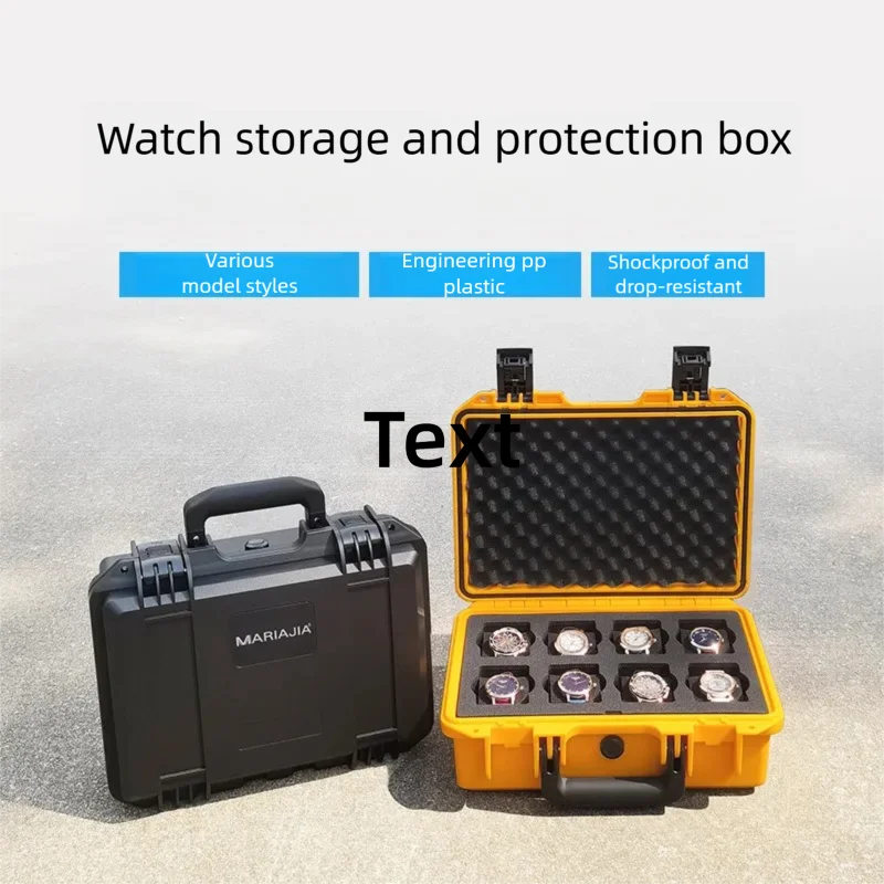 2/6/8/16/20 Slots Watch Box Collection Watch Antique Portable Moisture-proof Mildew-proof Protective Safety Case With Sponge
