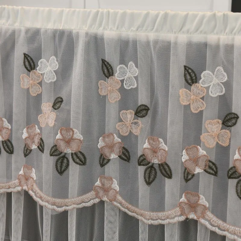 المنزل تلفاز LCD غطاء غبار معلقة نوع دون خلع غطاء الغبار القماش الدانتيل القماش للتلفزيون المنزلي غطاء غبار ZG317 #4