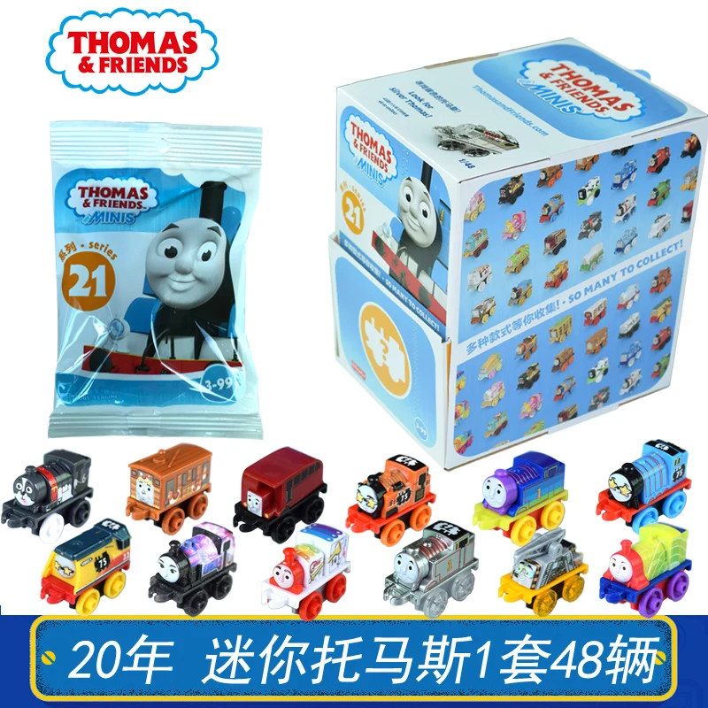 Thomas y sus amigos 48 vehículos juego de vías eléctricas de plástico Cloud Thomas Percy Trains motor coche juguetes para niños