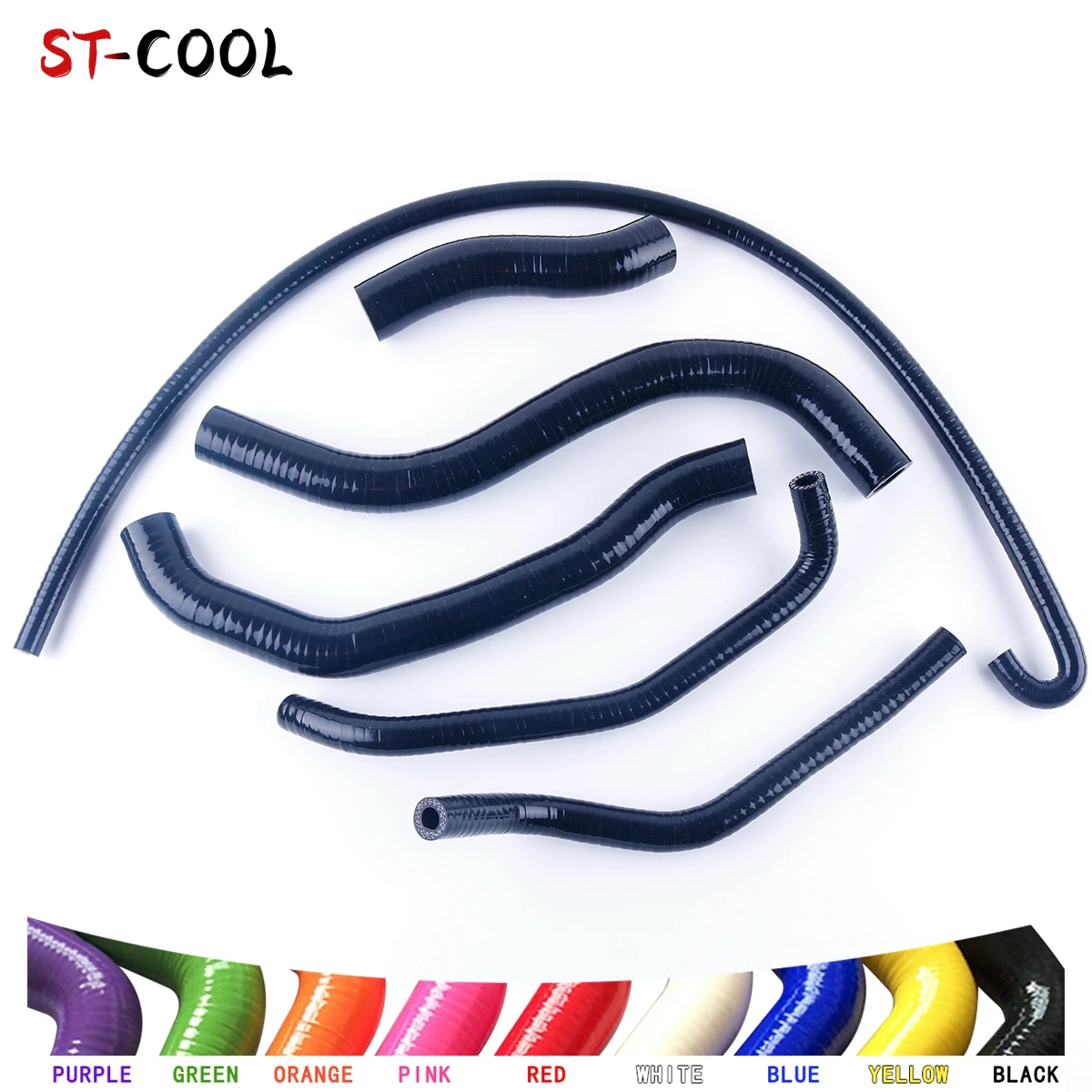 

FOR 1996-2000 SUZUKI GSXR 600 750 SRAD GSXR600 GSXR750 High Performance Radiator Hoses 1997 1998 1999 Silicone Tubes Kit 6Pcs